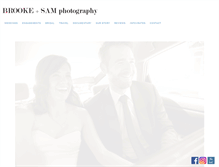 Tablet Screenshot of brookeandsamphotography.com